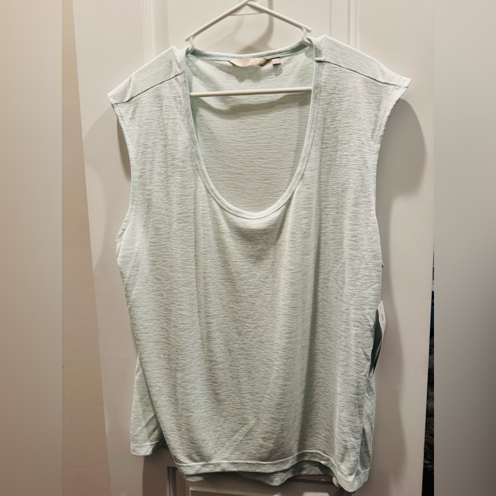 NWT Athleta Breezy Muscle Tee 1X Mint